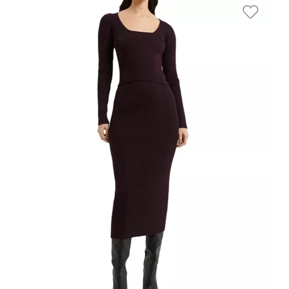 Simona Midi Knit Skirt